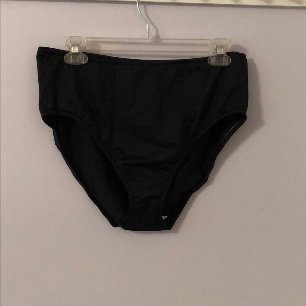 Black High-Waisted Bikini Bottoms